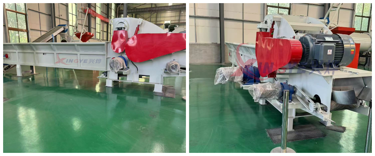 Triturador de madeira completo