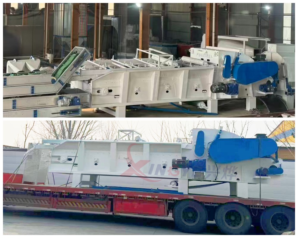 Drum wood chipper